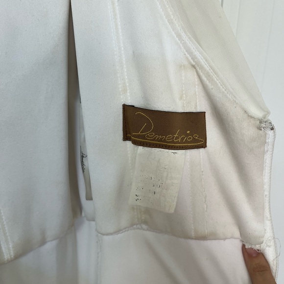 Demetrios Floor Length Grecian Maxi Wedding Gown Chiffon - Picture 7 of 7